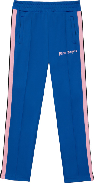 Palm Angels Blue Pink Track Pants