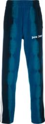 Blue Tie-Dye Velour Trackpants