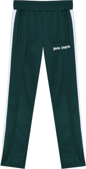 Palm Angels Dark Green Track Pants