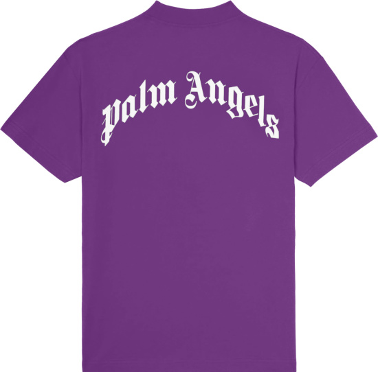 Palm Angels Headless Teddy Bear Purple T Shirt
