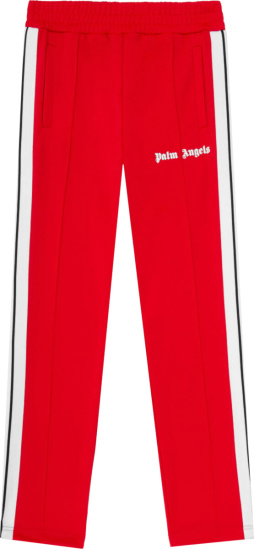 Palm Angels Red Track Pants