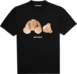Palm Angles Black Teddy Bear T Shirt