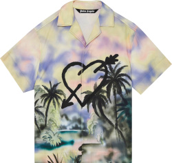 Multicolor Palm Tree 'Paradise' Shirt