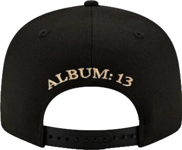 Paper Planes 444 Embroidered Black Snapback
