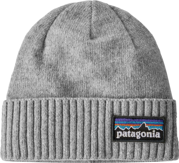 Patagonia Grey Brodeo Knit Beanie Hat