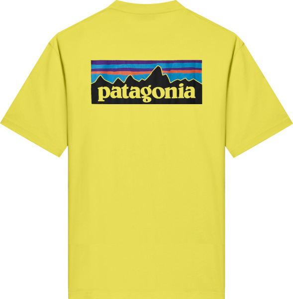 Patagonia Yellow P6 Logo T Shirt