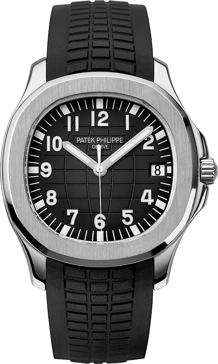 Patek Philippe Stainless Steel And Black Aquanaut 5167a