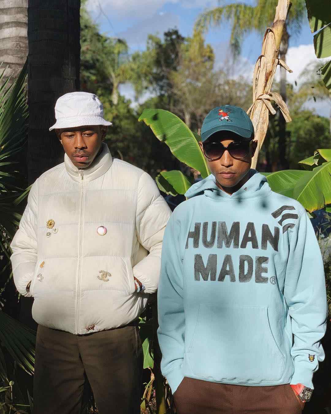 Pharrell ft. Blue Human Made Popover Hoodie