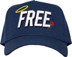 Navy Halo 'Free' Hat