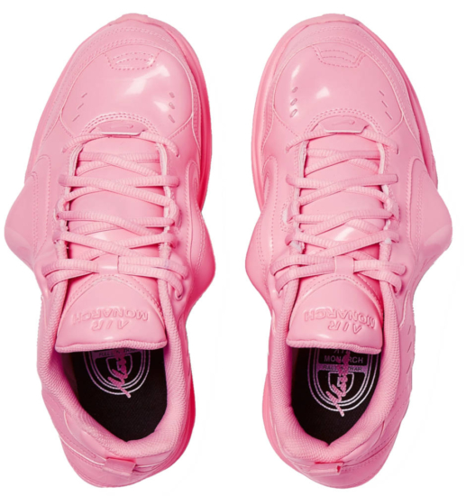 Nike Air Monarch 4 x Martine Rose 'Patent Pink' | Incorporated Style