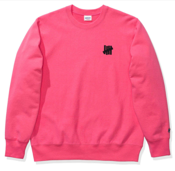 Pink Undefeated Icon Crewneck