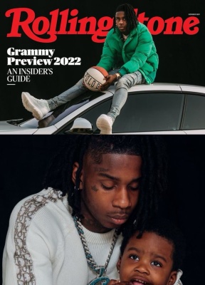 Polo G On The Cover Of Rolling Stone In A Alexander Mcqueen Jacket And Boots