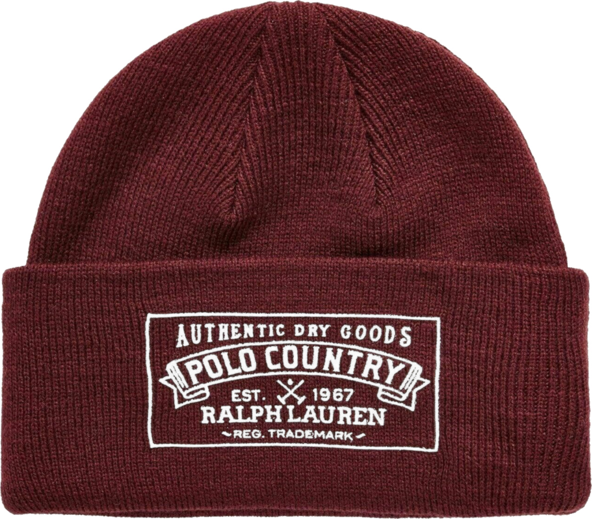 Polo Ralph Lauren Burgundy 'Polo Country' Beanie | Incorporated Style