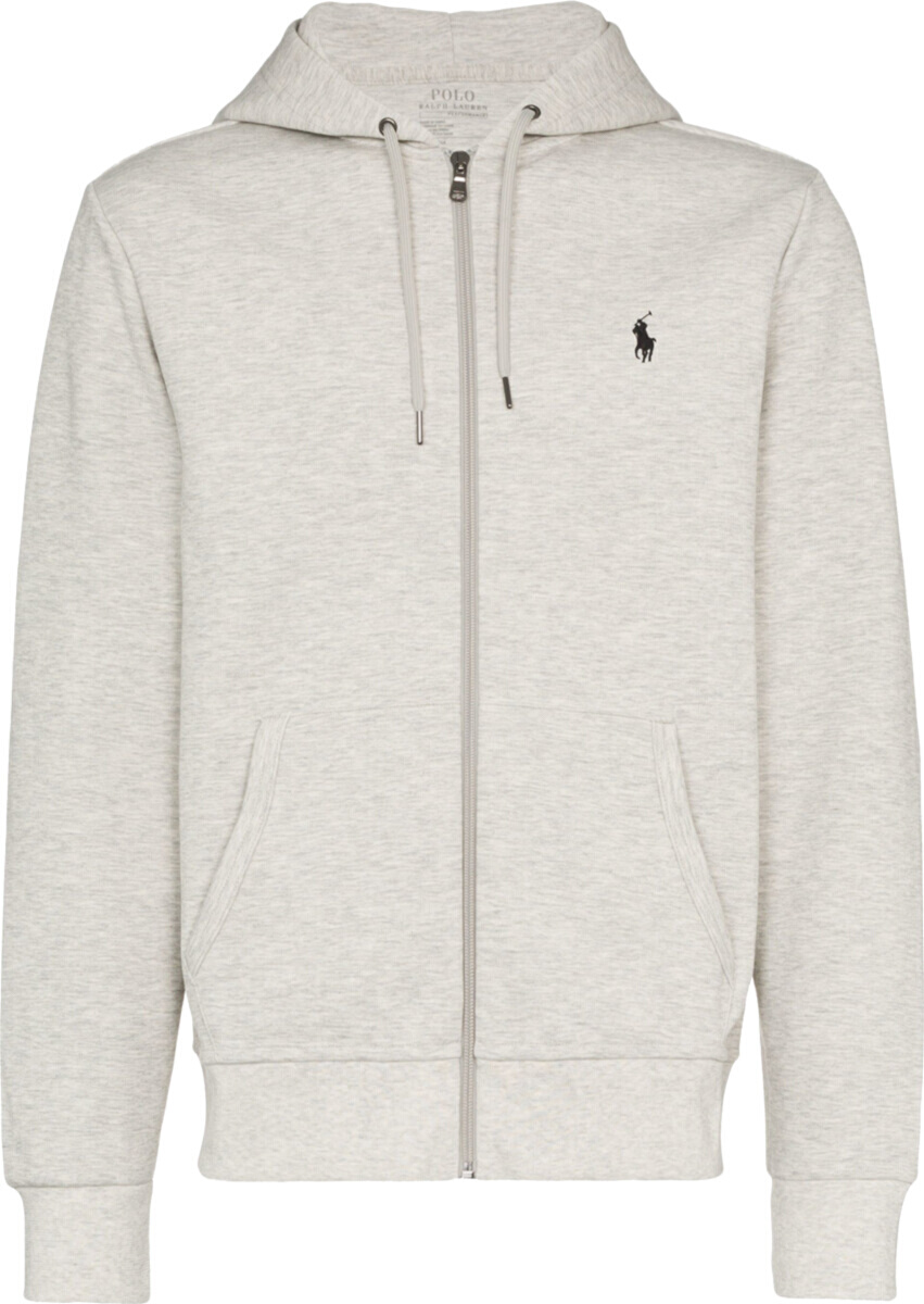 light grey ralph lauren hoodie