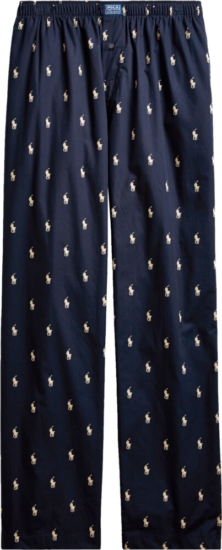 Polo Ralph Lauren Allover Pony Navy Sleep Pants | Incorporated Style