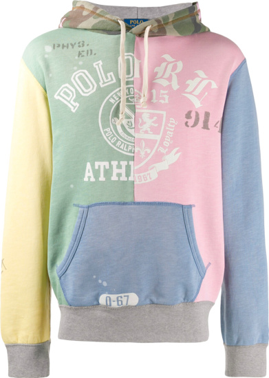 ralph lauren colorblock hoodie