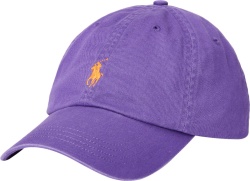 Polo Ralph Lauren Purple And Orange Pony Logo Hat