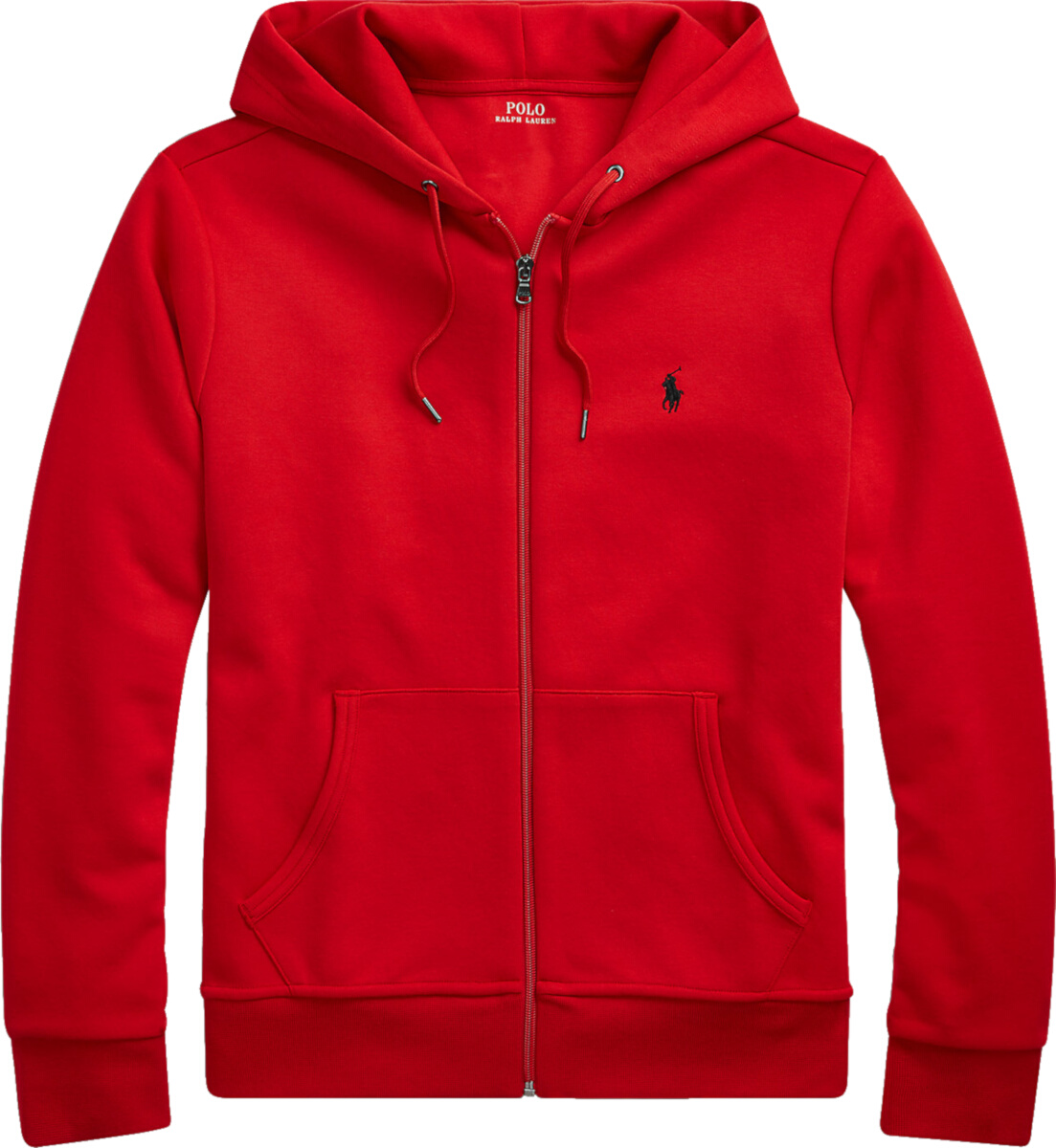 Polo Ralph Lauren Red 'Double Knit' Zip Hoodie | Incorporated Style