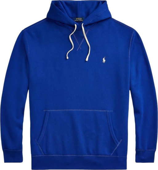 Polo Ralph Lauren Royal Blue And White Pony Logo Hoodie