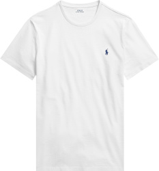 White & Navy-Pony T-Shirt