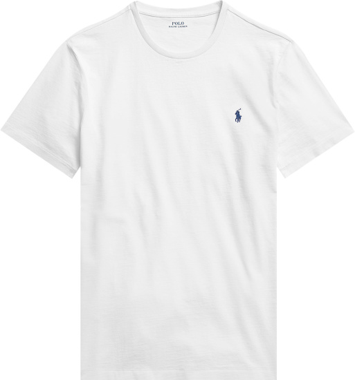 Polo Ralph Lauren White Pony Logo T Shirt