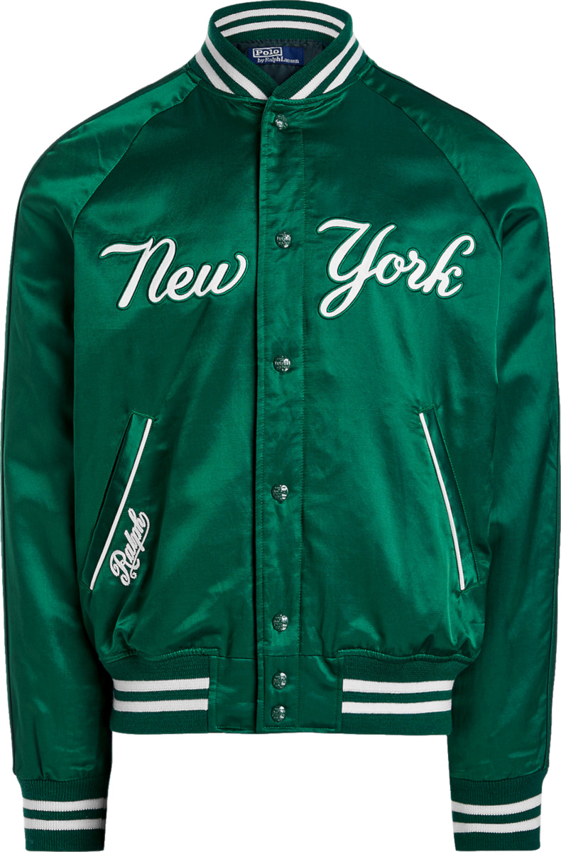 Polo Ralph Lauren x New York Yankees Green Bomber Jacket | Incorporated  Style