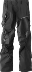 Black Asymmetric Cracked Pants (6.0)