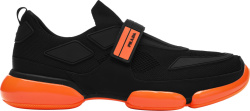 Black & Orange 'Cloudbust' Sneakers