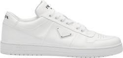 Prada All White Downtown Sneakers