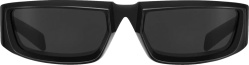 Black Narrow Wrap Sunglasses (PR25YS)