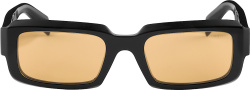 Black & Orange 'Symbole' Sunglasses (PR27ZS)