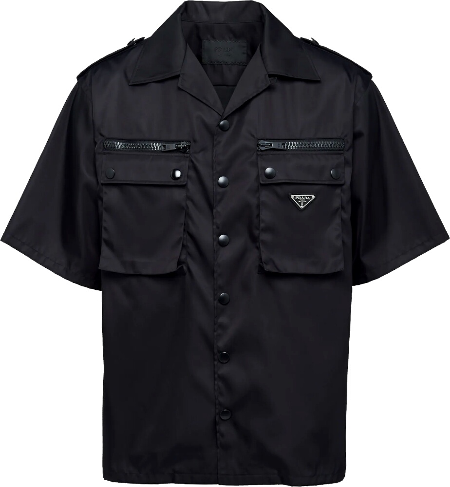 Prada Black Military Pocket Shirt | Incorporated Style