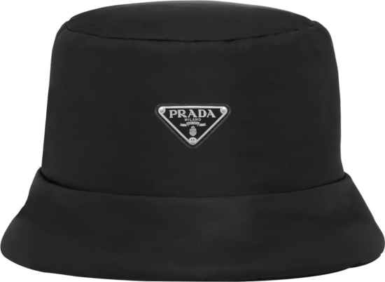 Prada Black Padded Re Nylon Bucket Hat