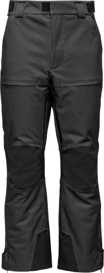 Prada Black Two Tone Reflective Ski Pants Sph146 10qr F0bz9 S 212