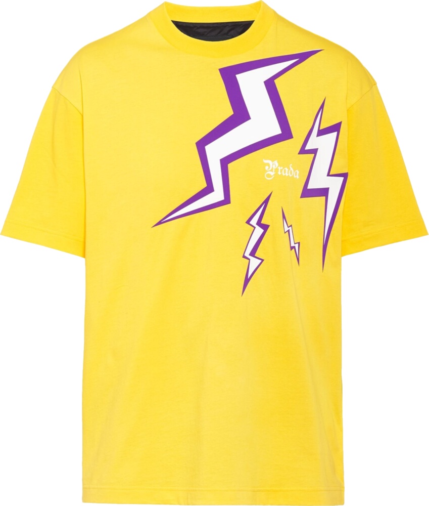 Prada Yellow & Purple-Lightning T-Shirt | Incorporated Style