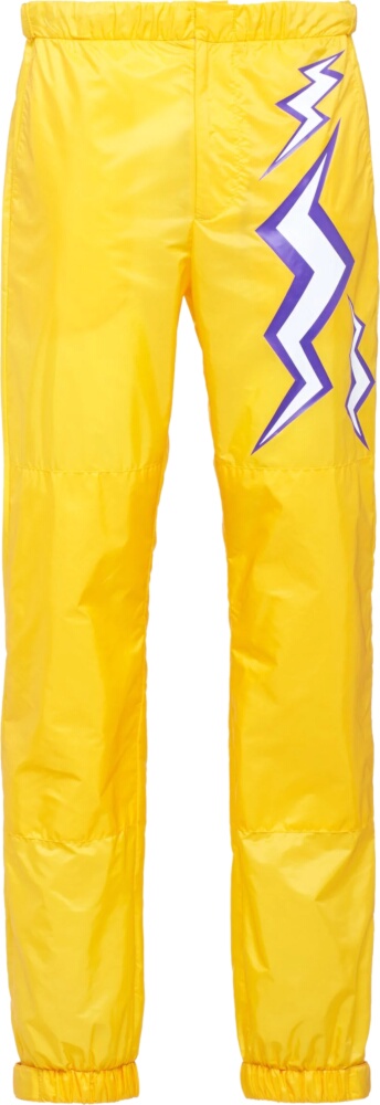 Prada Yellow & Purple-Lightning Trackpants | Incorporated Style