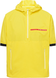 Prada Linea Rossa Yellow Bi Stretch Short Sleeve Jacket Sgb451 1t2z F0377 S 201