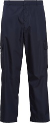 Prada Navy Blue Re Nylon Cargo Pocket Pants