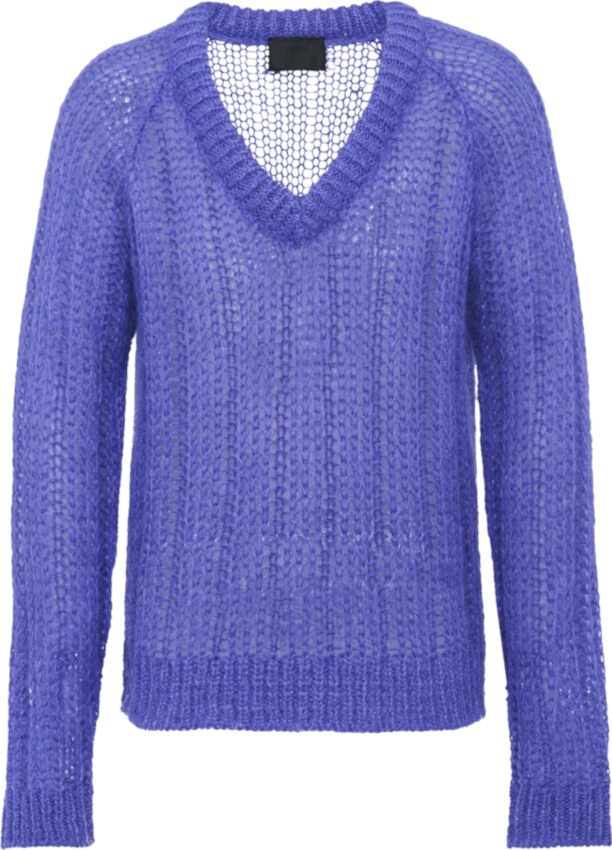 Prada Purple V-Neck Sweater | Incorporated Style