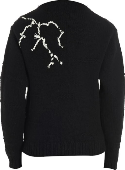 Prada X Frankenstein Black Knit Sweater
