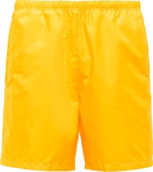Prada Yellow Re Nylon Swim Shorts Ub333 107l F0ag4 S 221