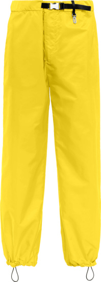 Prada Yellow Re Nylon Trackpants Sph151 1wq9 F0010 S 212