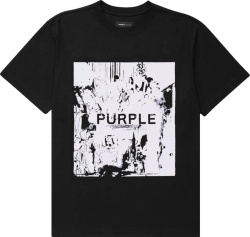 Purple Brand Black And White Playback T Shirt