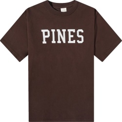 Quiet Golf Brown Pines Print T Shirt