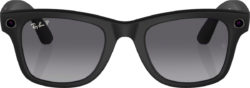 Ray Ban X Meta Matte Black Square Camera Tech Sunglasses