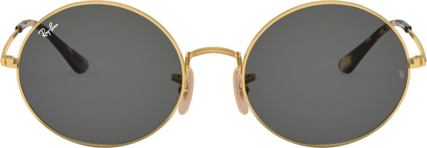 Rayban Gold And Grey Round Oval Sunglasses