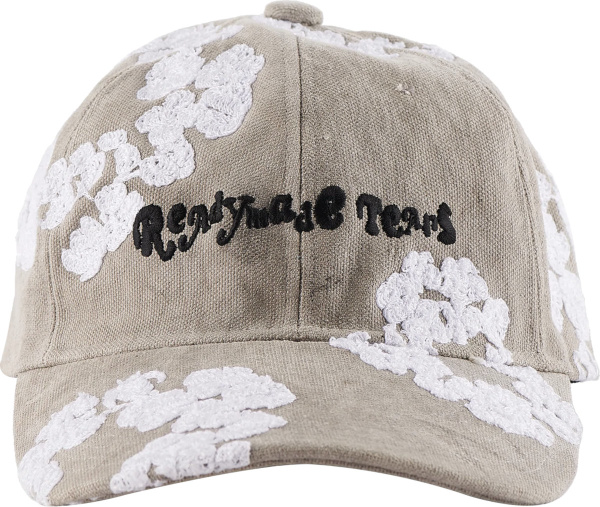 Readymade X Denim Tears Grey Cotton Wreath Hat
