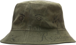 Readymade X Dr Woo Olive Green Bucket Hat