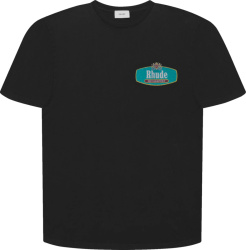 Black 'Racing Crest' T-Shirt