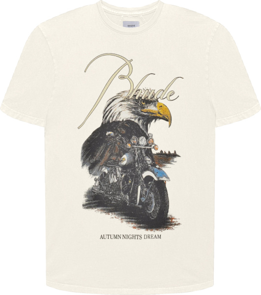 Rhude White Eagle Dream Print T Shirt